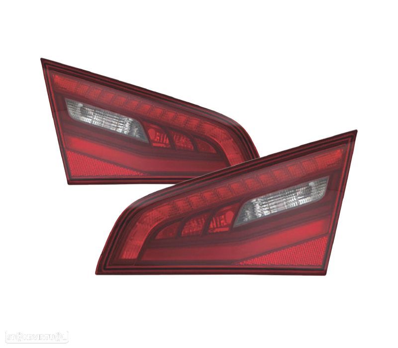 FAROLINS AUDI A3 SPORTBACK 5P 12-16 BRANCO LED VERMELHO - 1