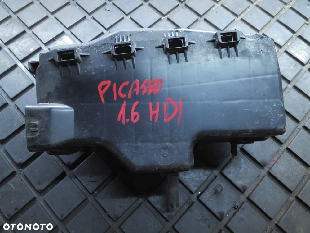 BERLINGO PARTNER PICASSO 1.6 HDI OBUDOWA FILTRA POWIETRZA 9656581180 - 2