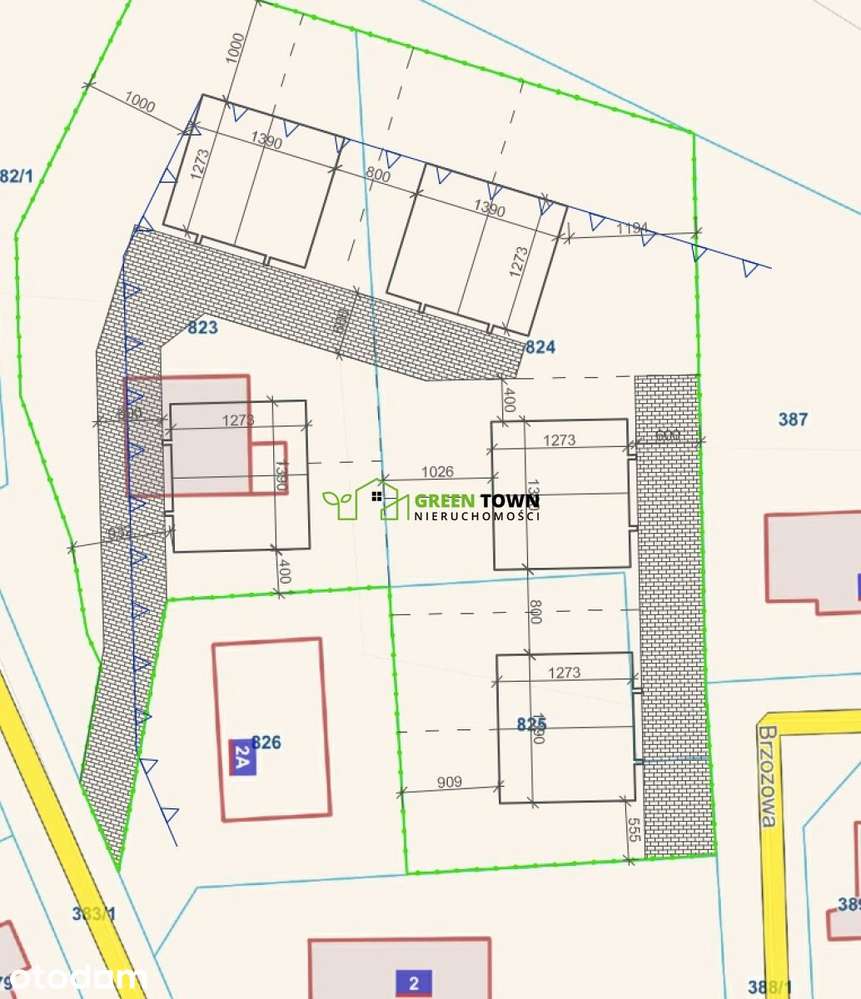 Działki  budowlane w miejscowości Czerwieńsk - Pełny obrazek: 2/10