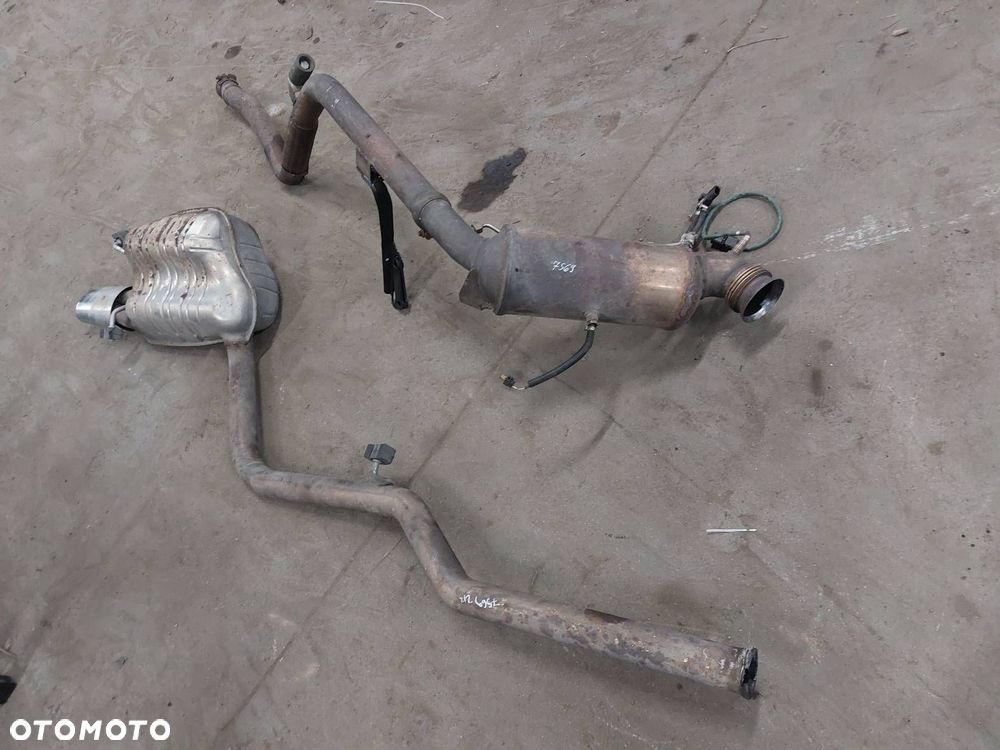 TŁUMIK WYDECH KATALIZATOR PUSTY MERCEDES C220 2.2 CDI 2044911601 2044901392 - 3
