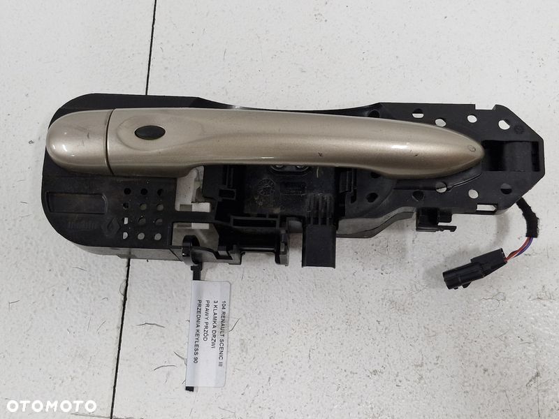 RENAULT SCENIC 3 III KLAMKA ZEWNĘTRZNA DRZWI PRAWY PRZÓD PRAWA PRZEDNIA KEYLESS - 1