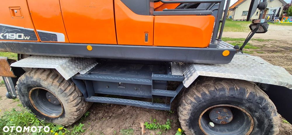 Doosan Koparka kołowa DX190W-5 rototilt nowe koła opony sprowadzona - 4