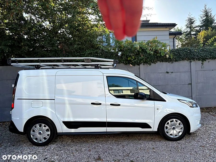 Ford Transit Connect 3 osoby LONG MAXI Klima Navi Kamera Czujniki parkowania GrzSzyba Bluetooth Apple Car Play Android Auto Bagażnik dachowy Hak Nowy rozrząd i oleje Gotowy do jazdy Pełny 2019 rok - 11