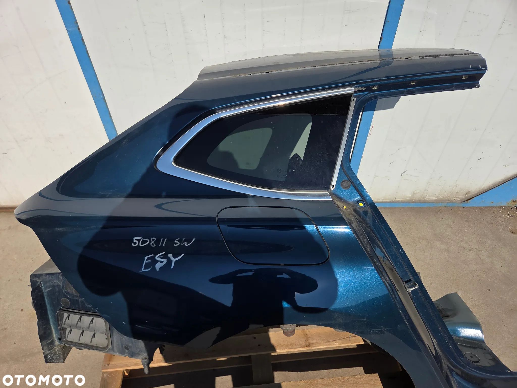 Ćwiartka błotnik tylny tył prawy Peugeot 508 II - 4