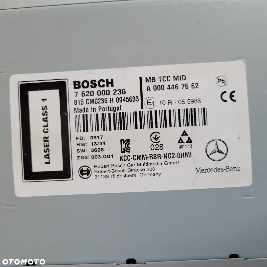 RADIO MERCEDES ACTROS MP4 A0004467662 - 2
