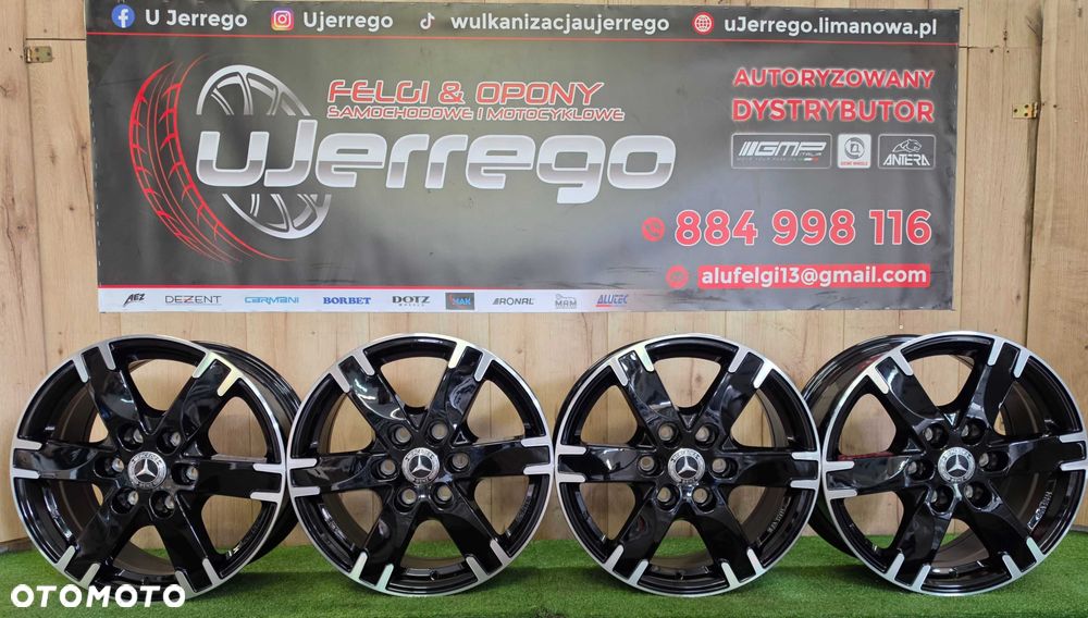 Nowe alufelgi MERCEDES 17x6x130 - Sprinter - Nośność jednej felgi 970kg