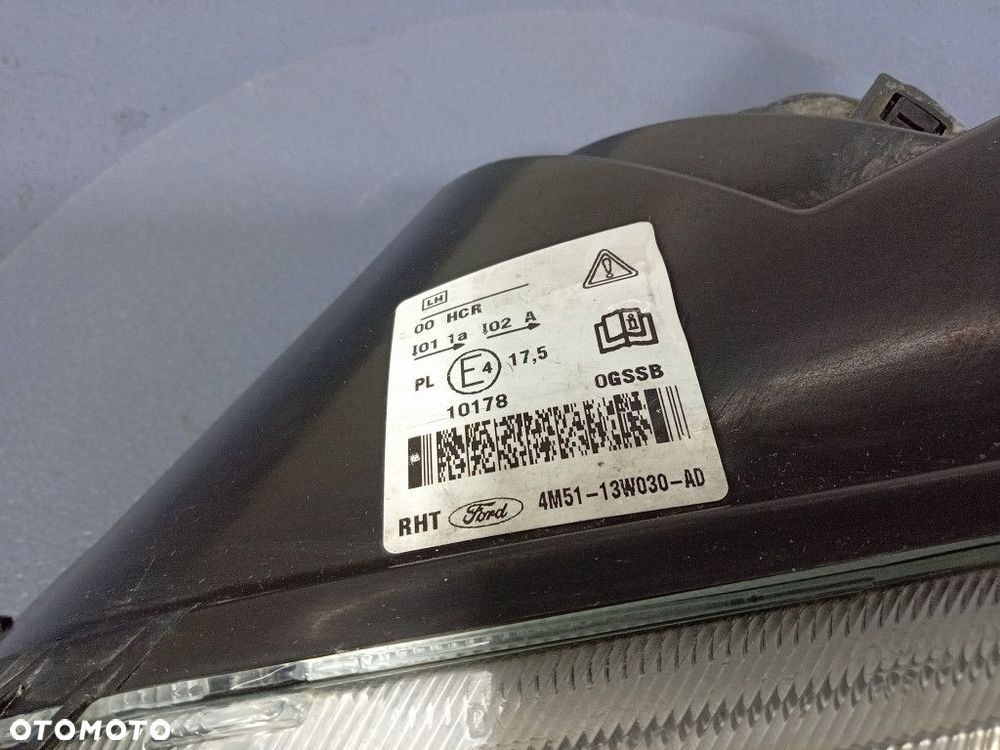 FORD FOCUS MK2 REFLEKTOR LEWY LAMPA H7 EU 4M51-13W030-AD - 5
