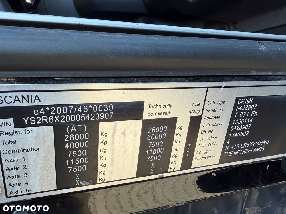 Scania R410 oś skrętna cała na poduszce 300tys km ASO scania idealny stan scania KrazTrans - 37