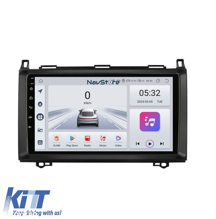Navigatie Android Dedicata Mercedes Vito Sprinter Viano B200 A B Class - 1