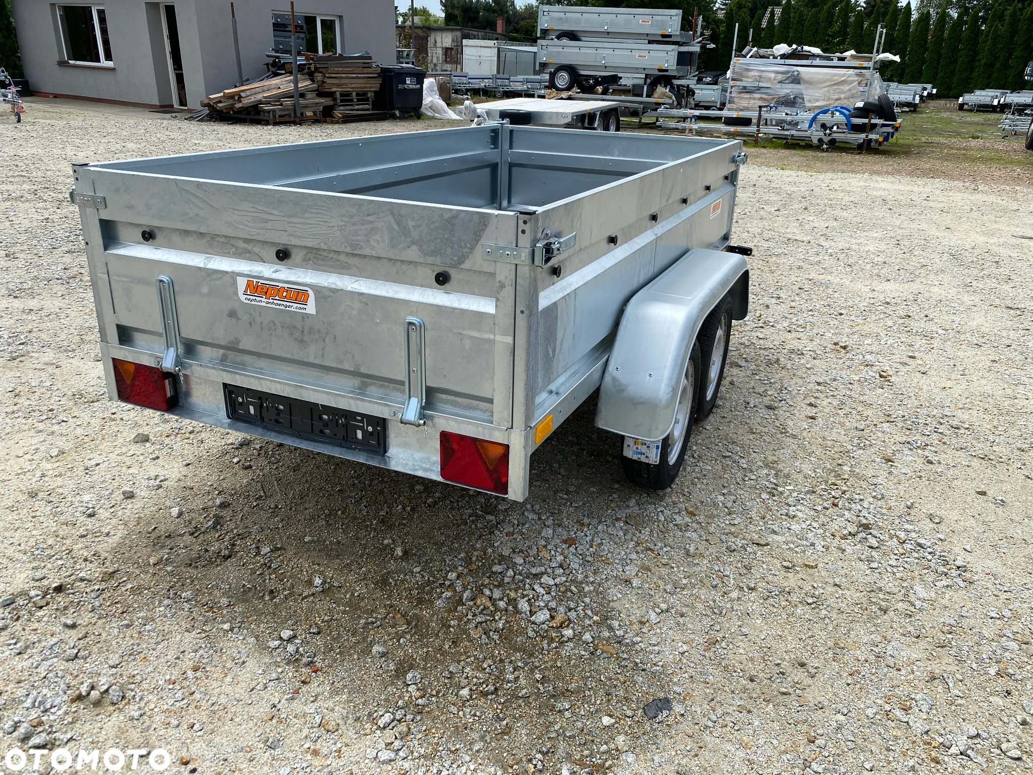 Neptun N7-263 2 PRO + 263x129x50 cm DMC 750 kg CAŁA PRZYCZEPA SPAWANA DWUOSIOWA WYSOKIE BURTY 50 CM BARDZO MOCNA NA KATEGORIE B RATY | LEASING | DARMOWA DOSTAWA DO 100 KM - 4