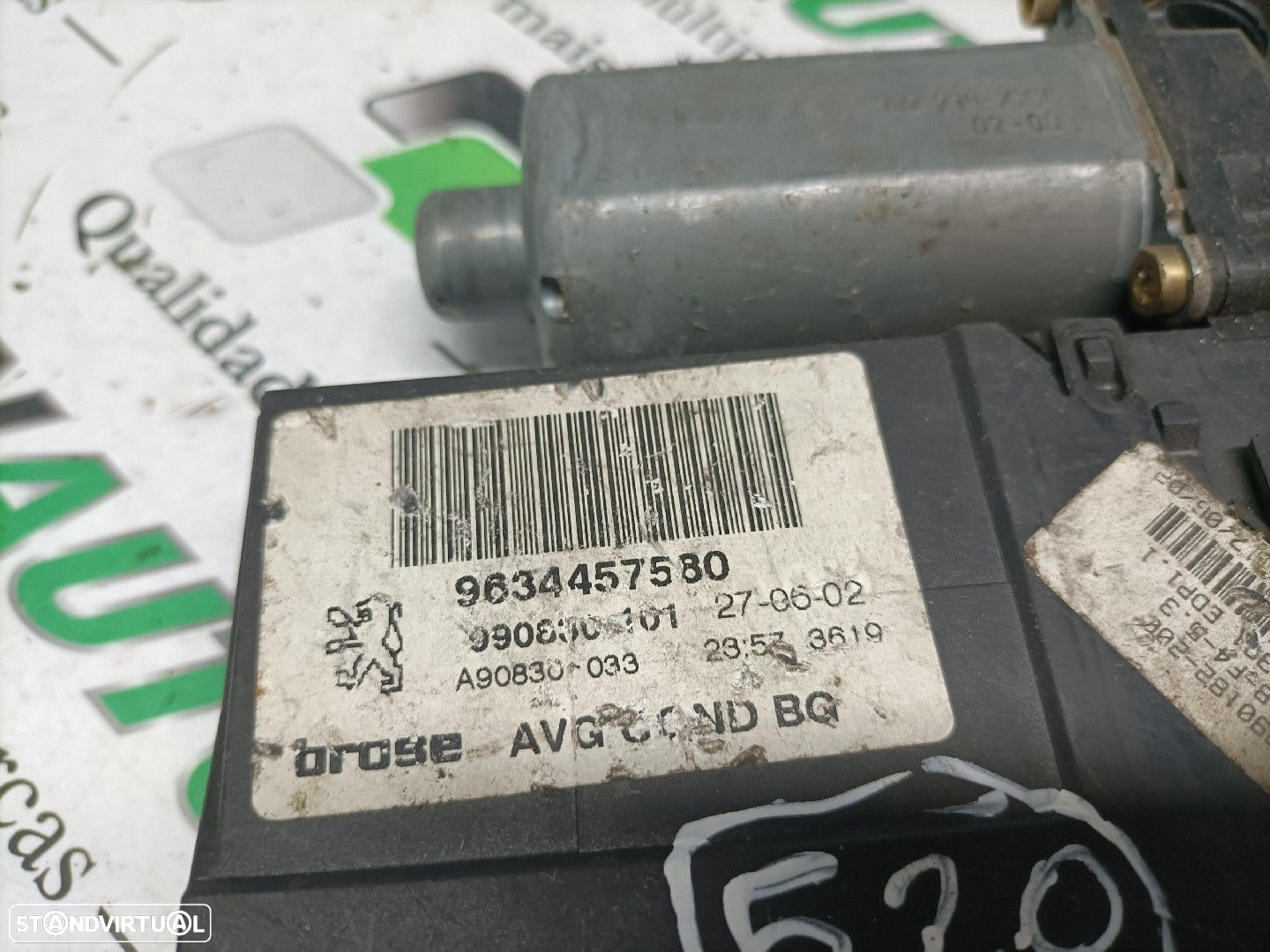 Motor Elevador Trás Esquerdo Audi A4 (8E2, B6) - 3