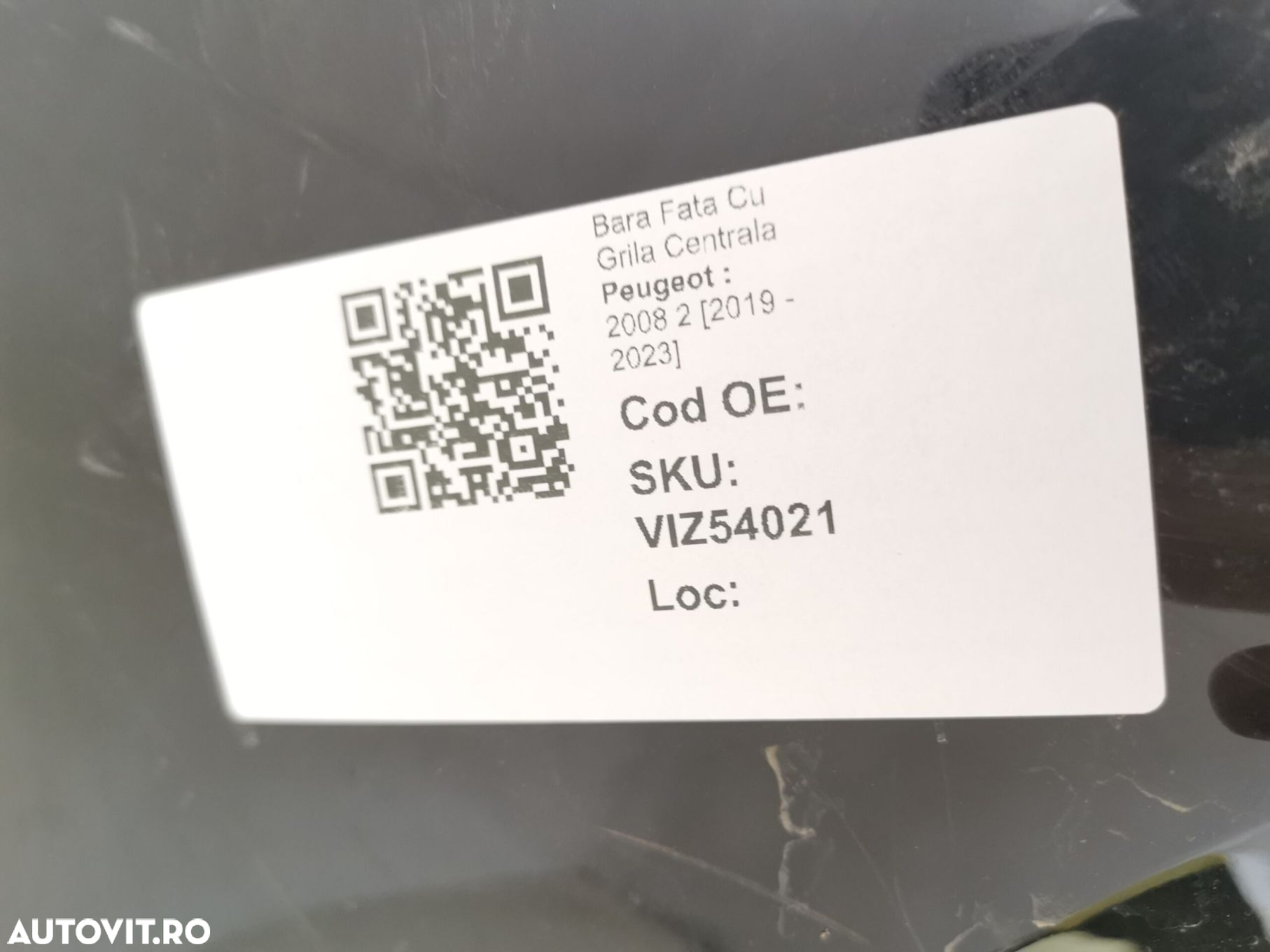 Bara Fata Cu Grila Centrala Peugeot  2008 2 2019 2020 2021 2022 2023 O - 7