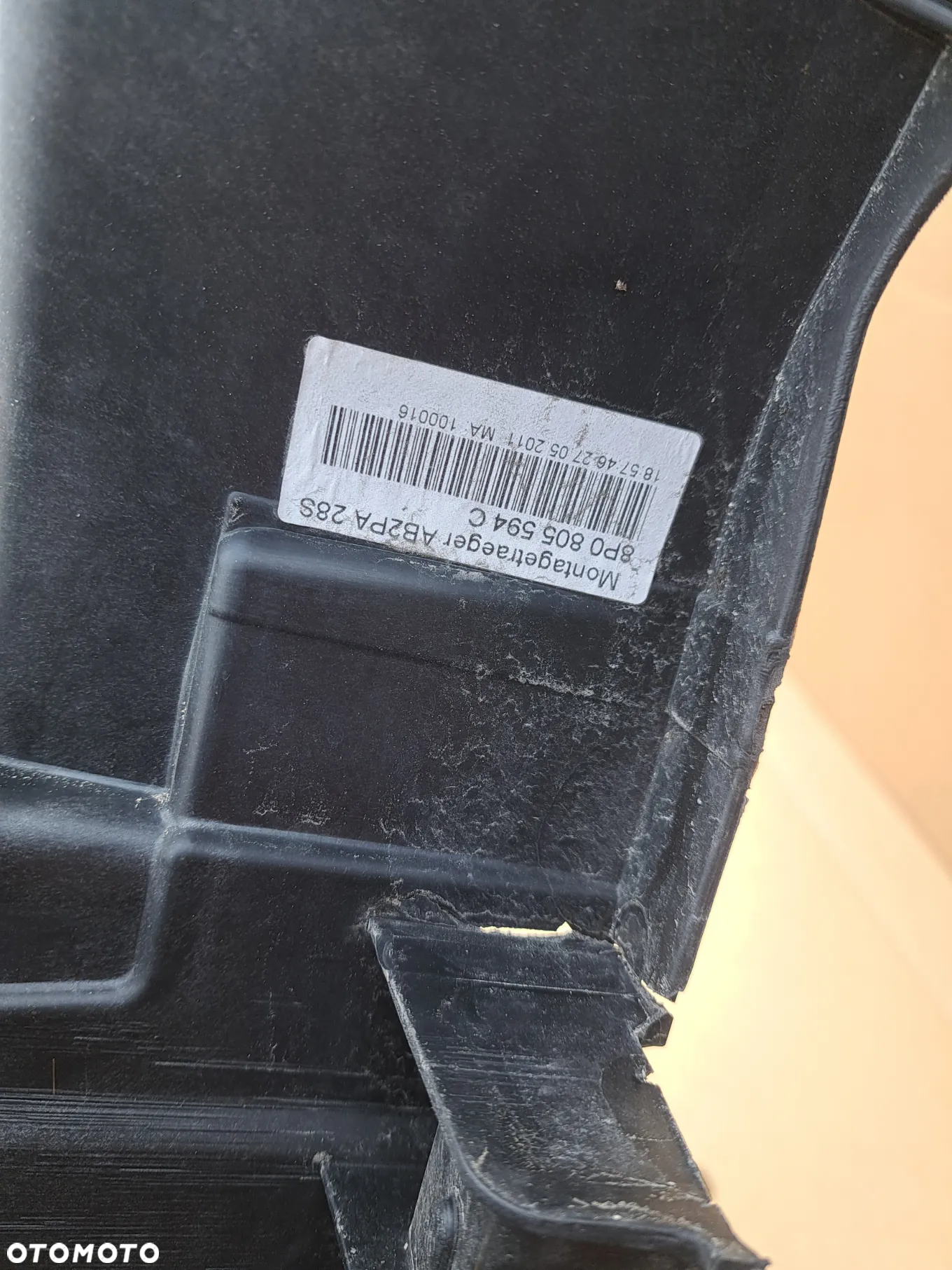 Pas przedni wzmocnienie czołowe Audi A3 A-3 8P 8P0805594C 8P0823509H 2008 2009 2010 2011 2012 - 9