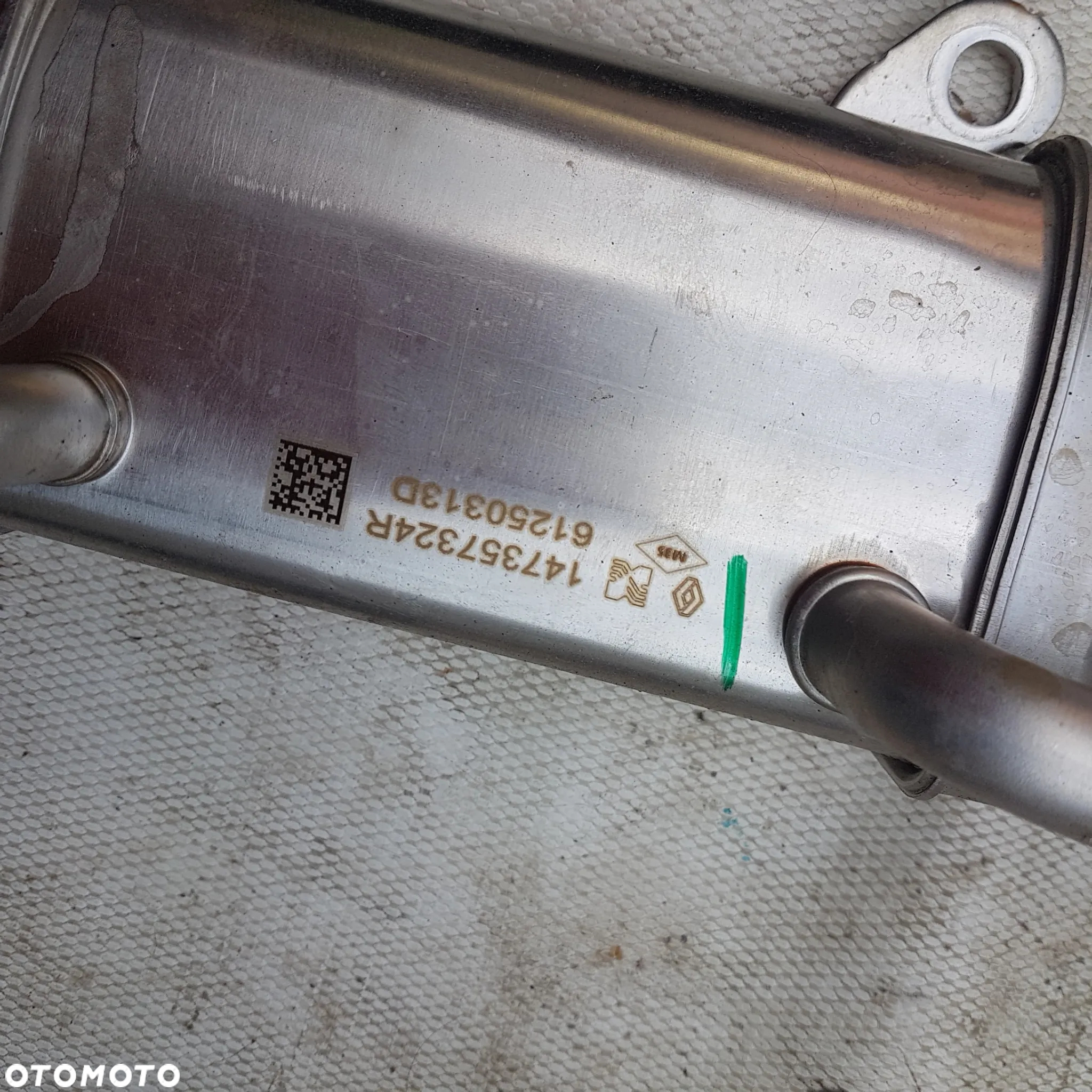 przepustnica zawór egr rurka  nissan juke qashqai renault megane dacia mercedes Duster Lodgy Clio 3 Fluence Laguna 3 Latitude Megane 3 Scenic 3 1.5 dci jak nowy oryginał - 3