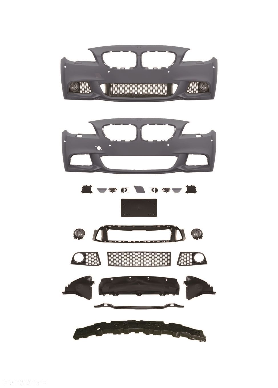 BMW 5 (F10/F11) 2010 -  2016 PRZEDNI ZDERZAK (inne części: listwa błotnik grill lampa osłona drzwi) - 1