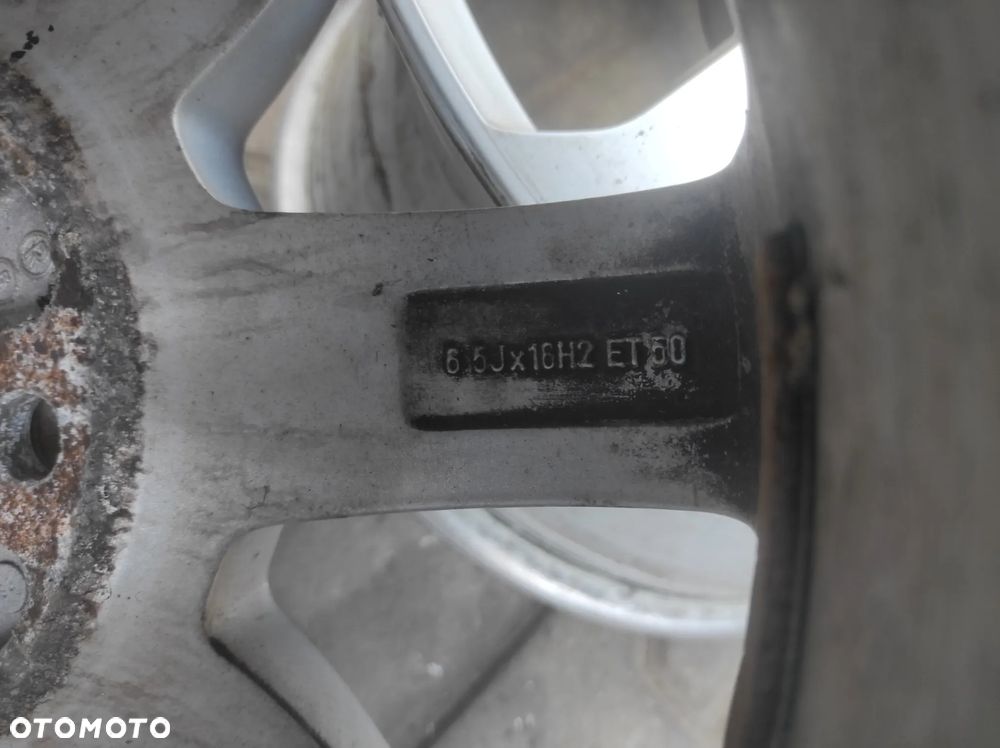 FELGA KOŁO ALUFELGA ALUMINIOWA 1P0601025 5X112 6.5J R16 ET50 RONAL SEAT LEON 2 ALTEA TOLEDO 3 ALTEA XL VW AUDI SKODA PROSTA CAŁA OK WYSYŁKA !!!! - 5