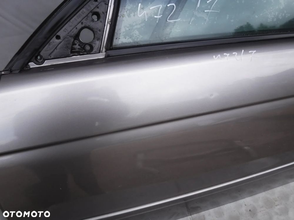 BMW E39 SEDAN KOMBI DRZWI PRZEDNIE TYLNE LEWE 472/7 STERLING GRAU - ŁADNE, BEZ RDZY - 5