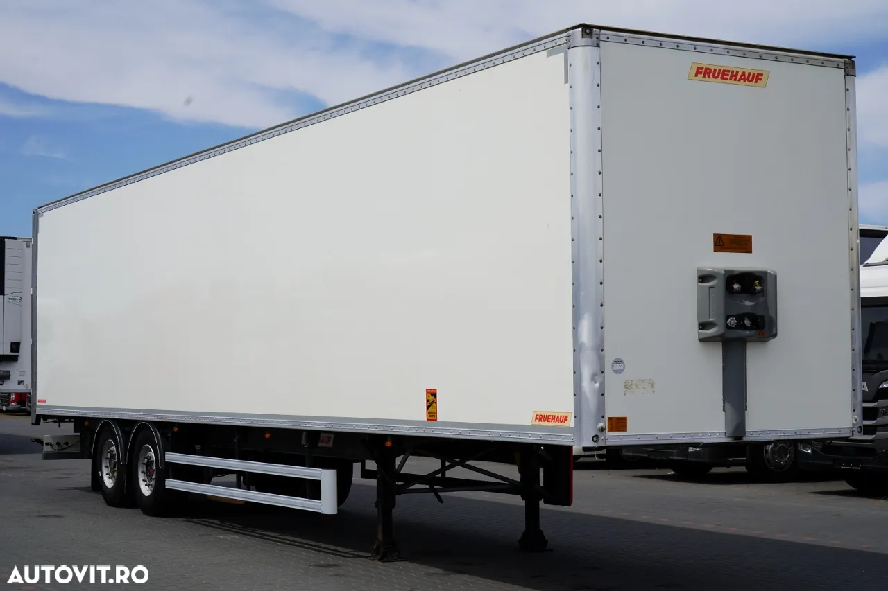 Fruehauf CONTAINER / KOFFER / AXE SAF / 2 AXE / PODEA RESISTENTĂ: ȘINĂ DIN SCADĂ - 8