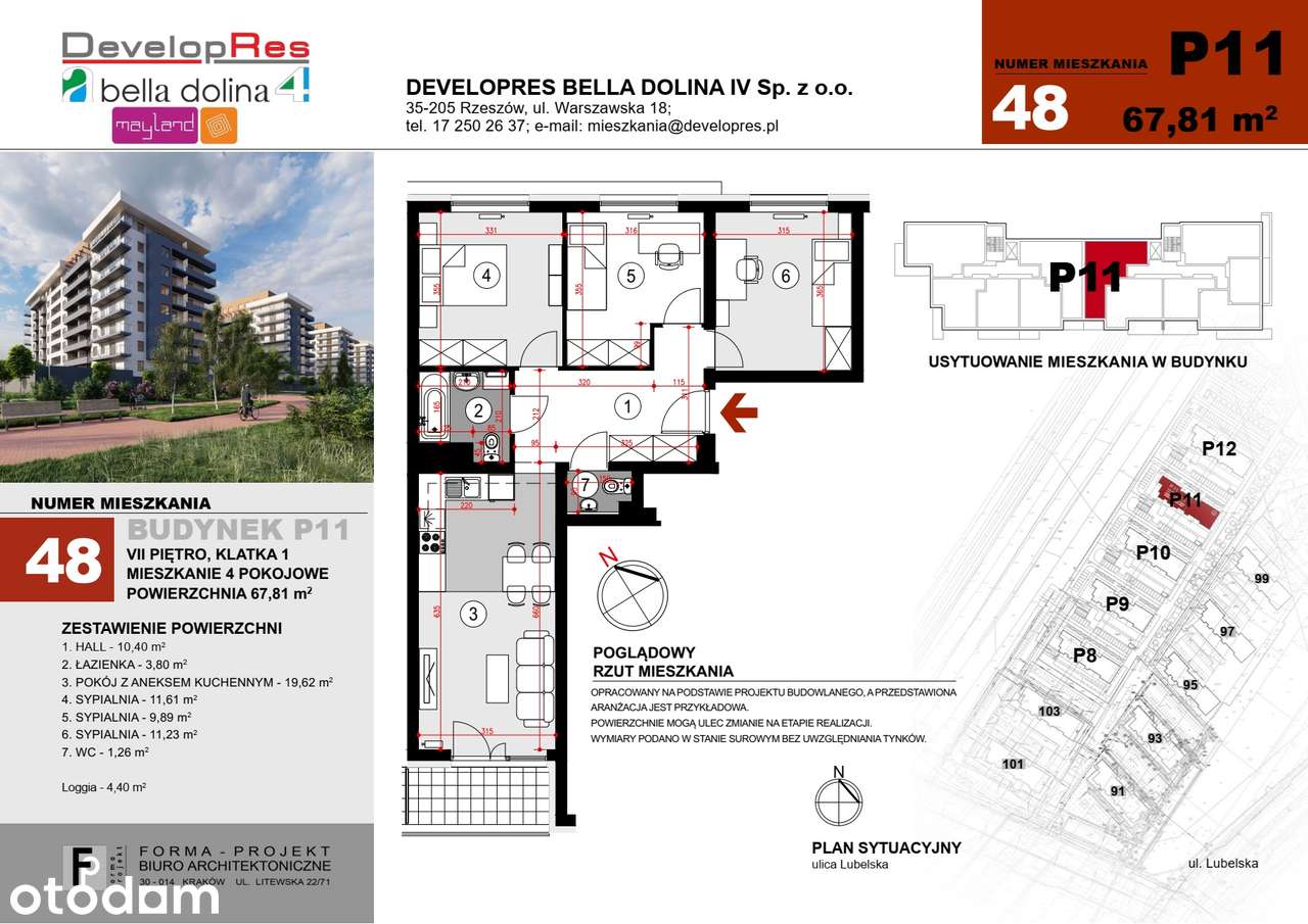 Bella Dolina | 4 pokoje | 67,81m² | P11-48