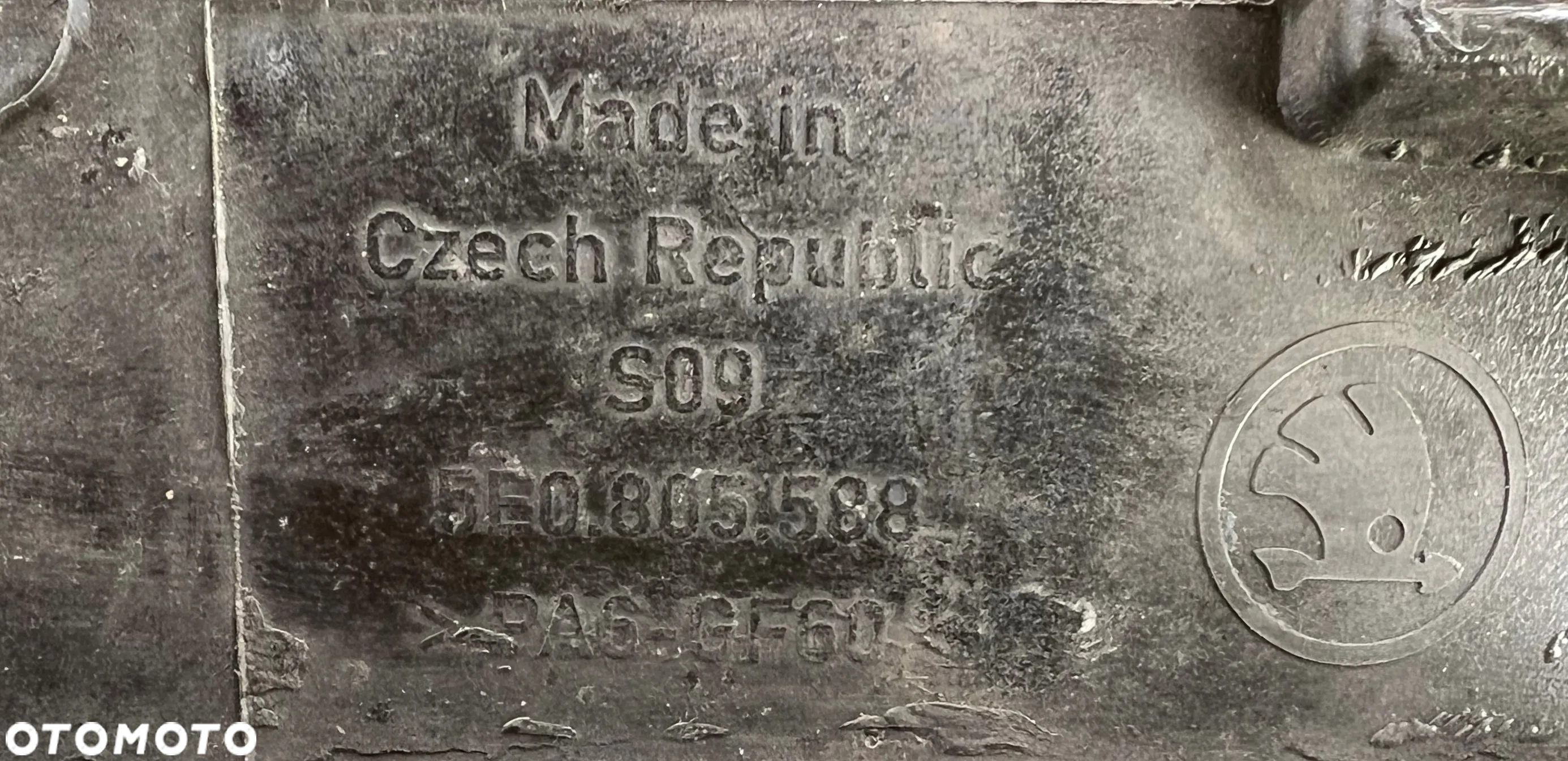 PAS PRZEDNI WZMOCNIENIE SKODA OCTAVIA III 5E0805588 ORYGINAŁ - 6