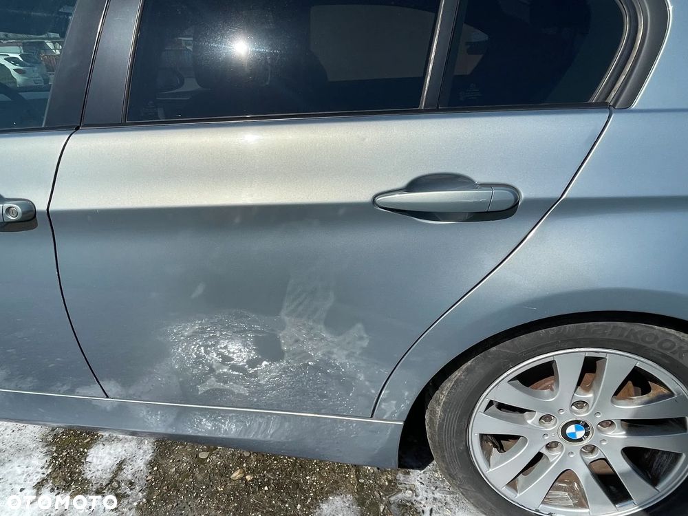 DRZWI LEWY TYŁ BMW E90 SEDAN A34 ARKTIS METALLIC TITANSILBER - 2