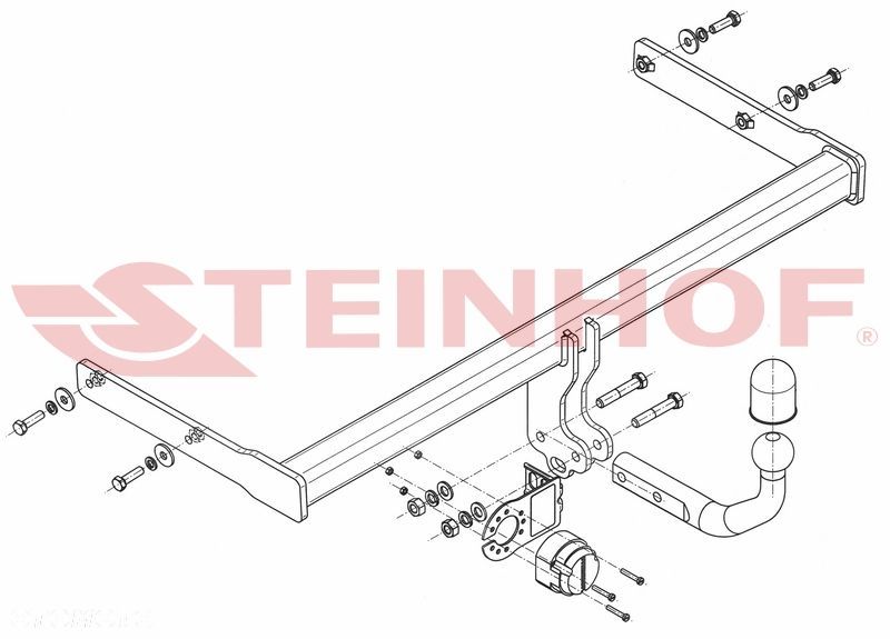 Hak holowniczy + MODUŁ 7PIN do Skoda Fabia III Kombi od 2015 do 2018 - 2
