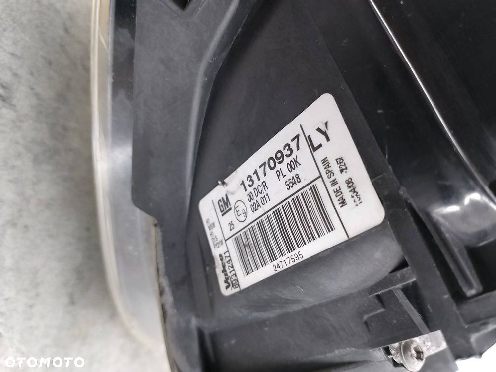LAMPA PRZÓD LEWA XENON OPEL SIGNUM 13170937 89312471 VALEO - 5