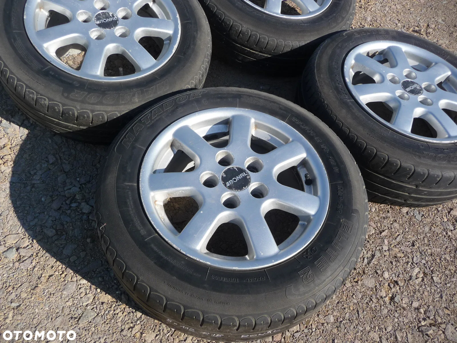 15” - RONAL 5x112 r15 cali - Aluminiowe Felgi ALU - VW Volkswagen SKODA Seat Audi - stan: BDB + GWARANCJA !! + możliwy  MONTAŻ !! - 4