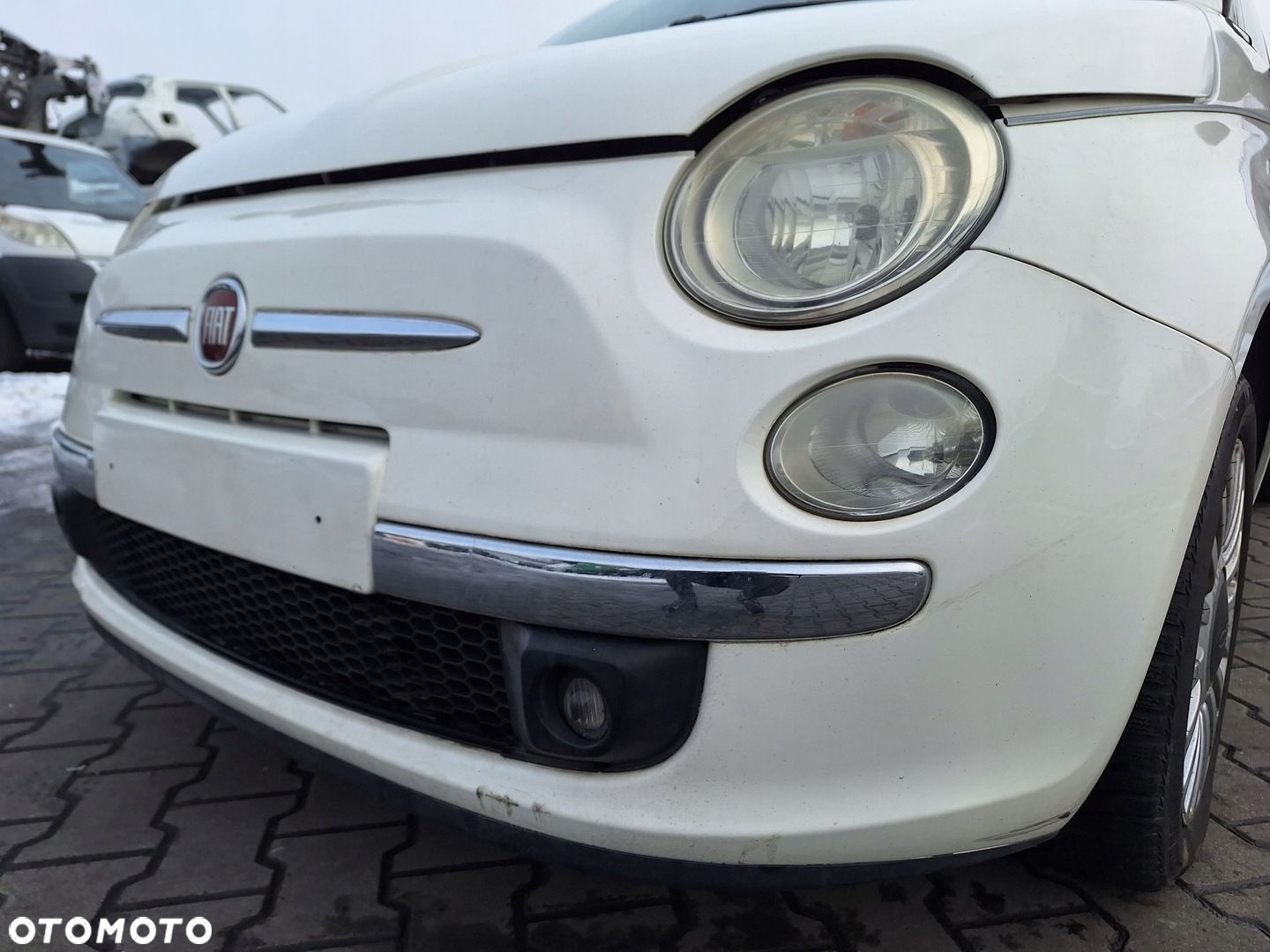 FIAT 500 PRZÓD ZDERZAK MASKA BŁOTNIK LAMPA PAS WZMOCNIENIE CHŁODNICE 268 - 6