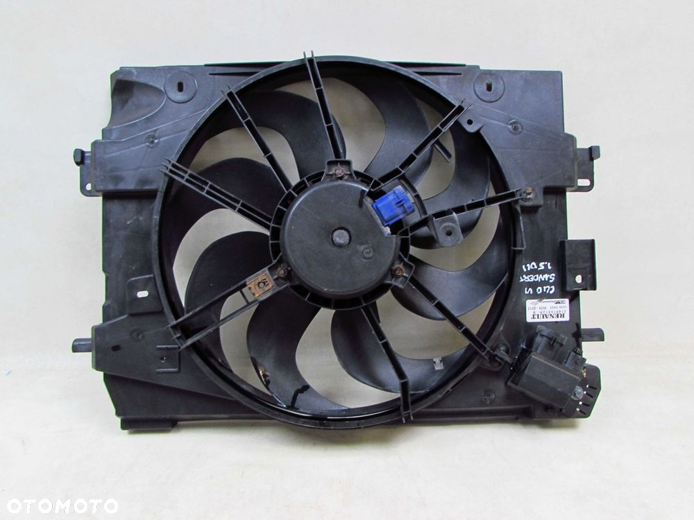 RENAULT CLIO IV SANDERO II 1.5 DCI 12-17 WIATRAK WENTYLATOR CHLODNICY 214816812R - 5