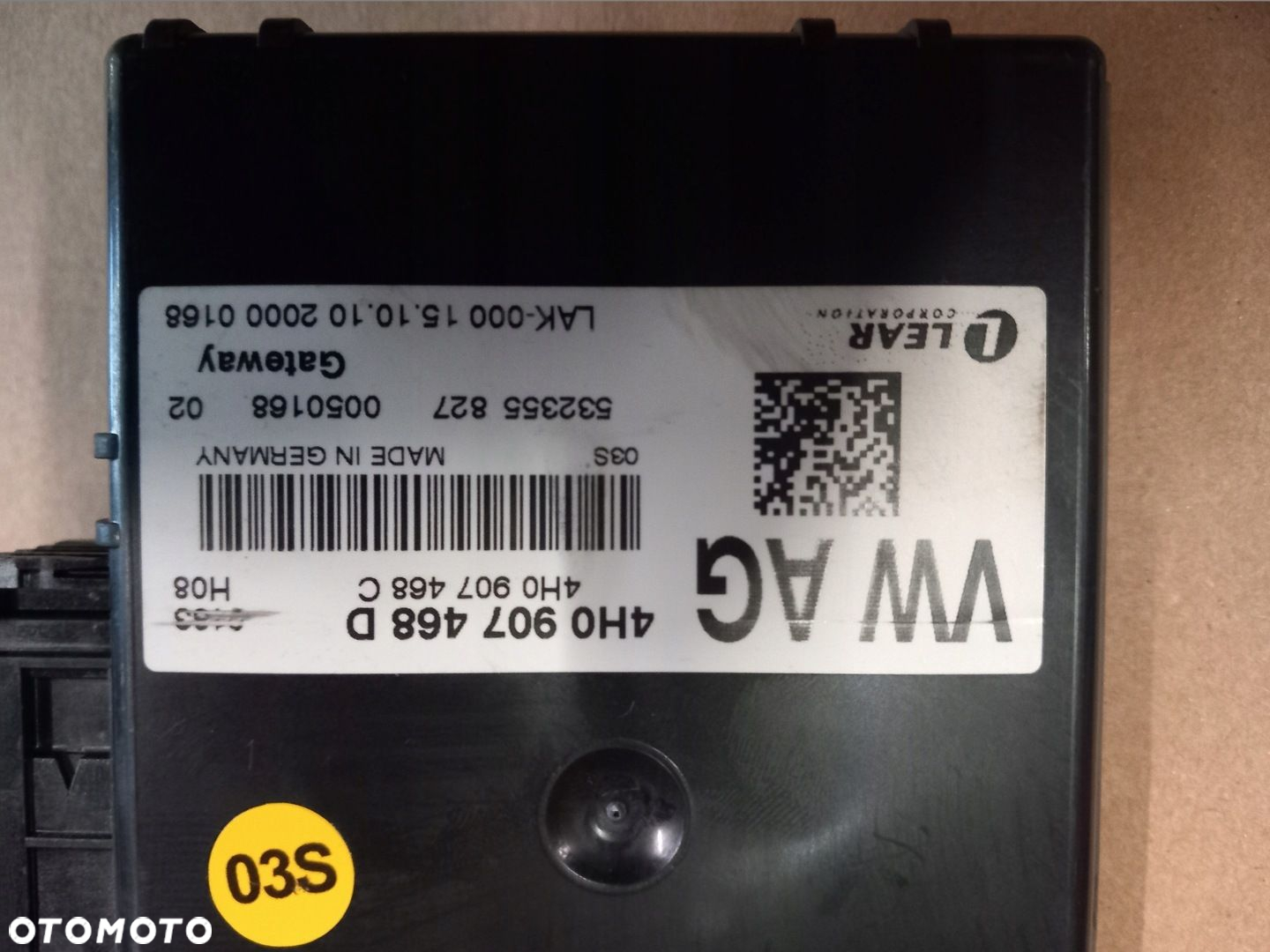 AUDI A8 D4 MODUŁ STEROWNIK GATEWAY 4H0907468D - 3