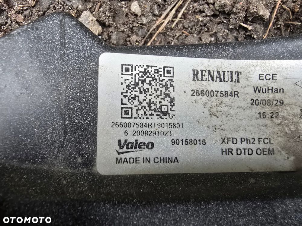 Renault talisman lift led drl prawy 266007584r - 6