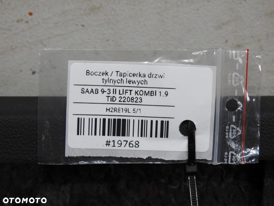 TAPICERKA DRZWI LEWY TYŁ SAAB 9-3 II LIFT KOMBI - 7