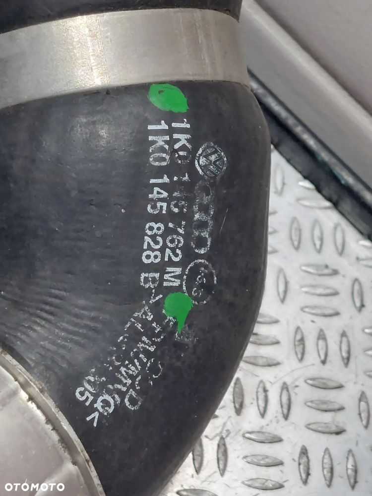 RURA WĄŻ PRZEWÓD INTERCOOLERA SEAT 2,0TFSI NR 1K0145762M - 2