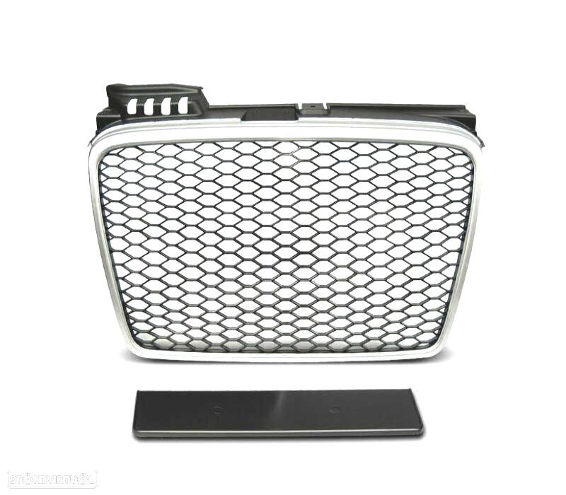 GRELHA FRONTAL AUDI A4 B7 04-08 CINZA CLARO - 2