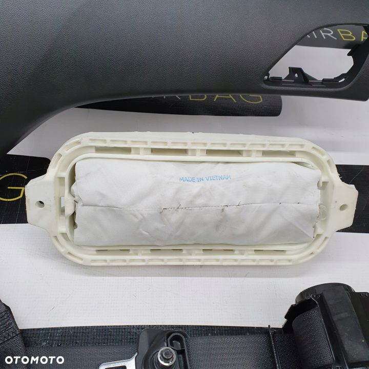 OPEL KARL DESKA ROZDZIELCZA KONSOLA KOKPIT PULPIT PODUSZKI AIRBAG AIR BAG PASY KIT SET - 8