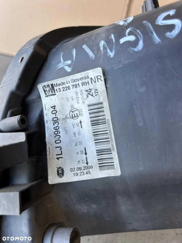 OPEL INSIGNIA A 1LJ009630-04 1LJ009630-03 LAMPA PRZEDNIA LEWA PRAWA - 5