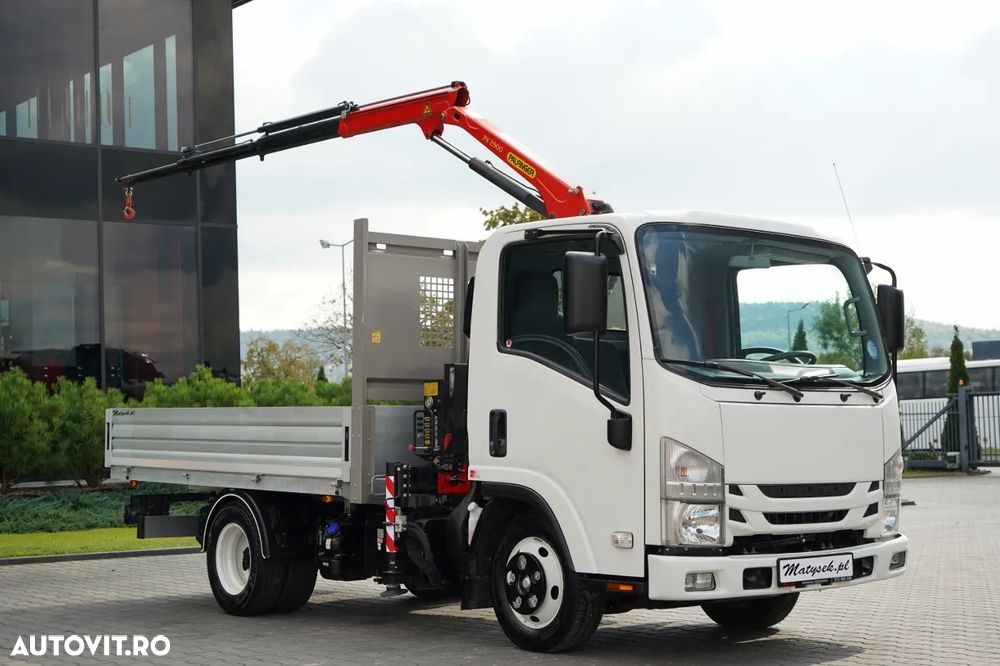 Isuzu M21 / 120 CP / 3,25 M TRANSMISIE / TWIN / + PALGINGER PK 2900 B / 990 KG CAPACITATE DE RIDICARE / ATINGERE 6,2 M / 2021 - 3