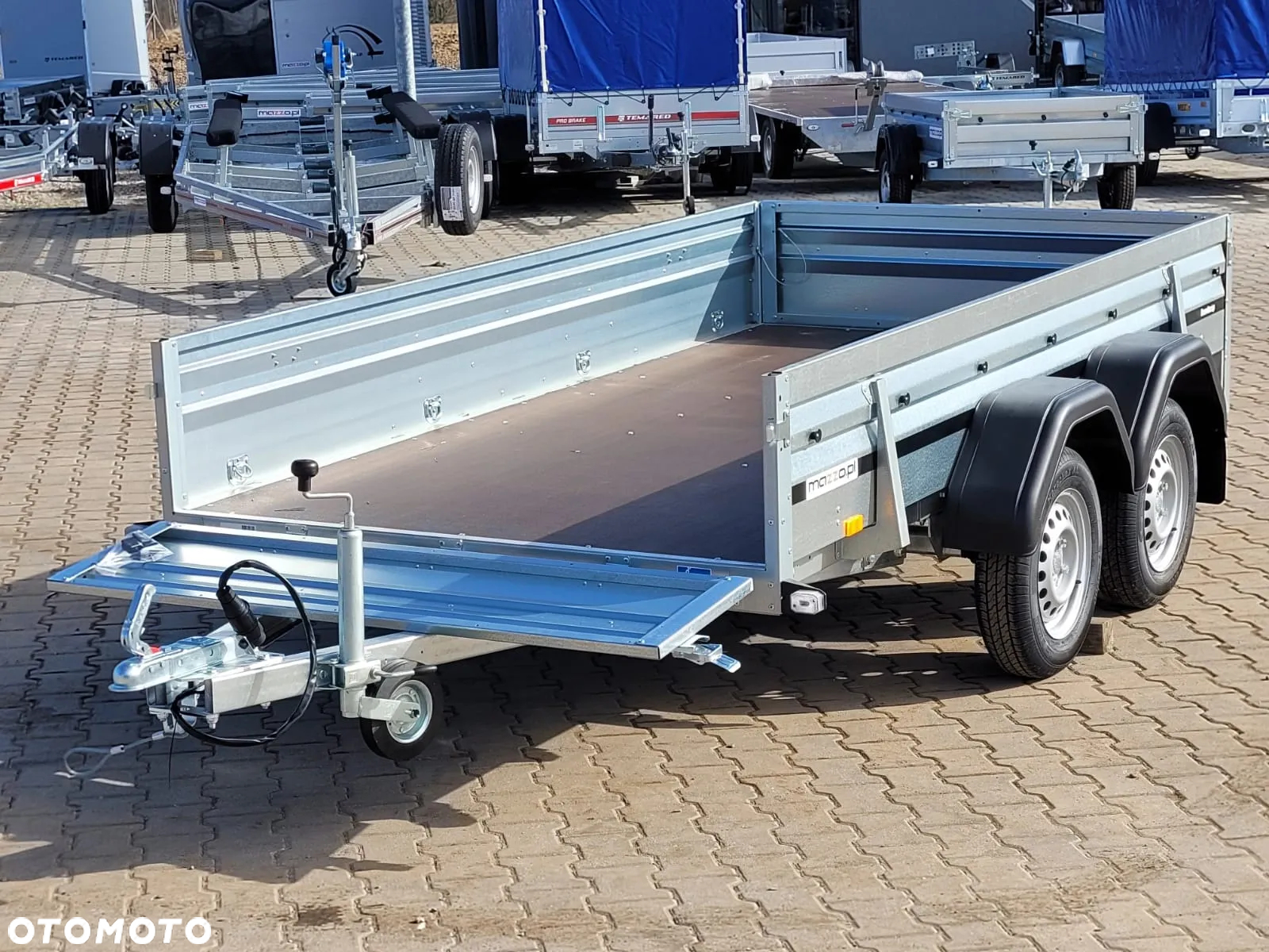 Brenderup Dostawa przyczepa 2-osiowa 304x153x40cm DMC750kg WYSOKA WZMOCNIONA BURTA - 4