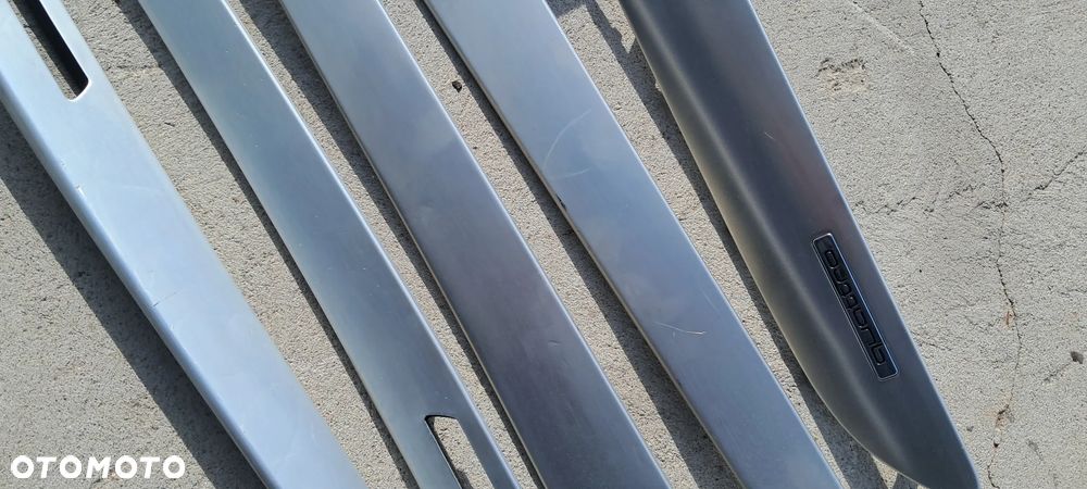 Listwy Dekory Drzwi Aluminium Quattro Pamięć Audi A6 C6 - 8