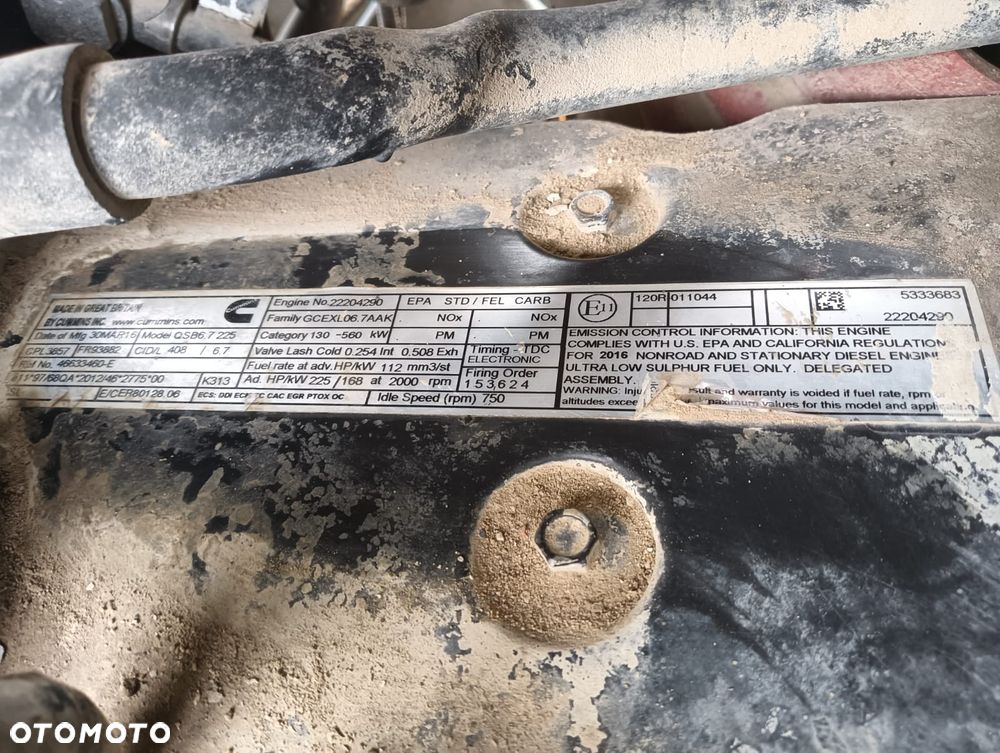 SILNIK CUMMINS QSB6.7 - 2