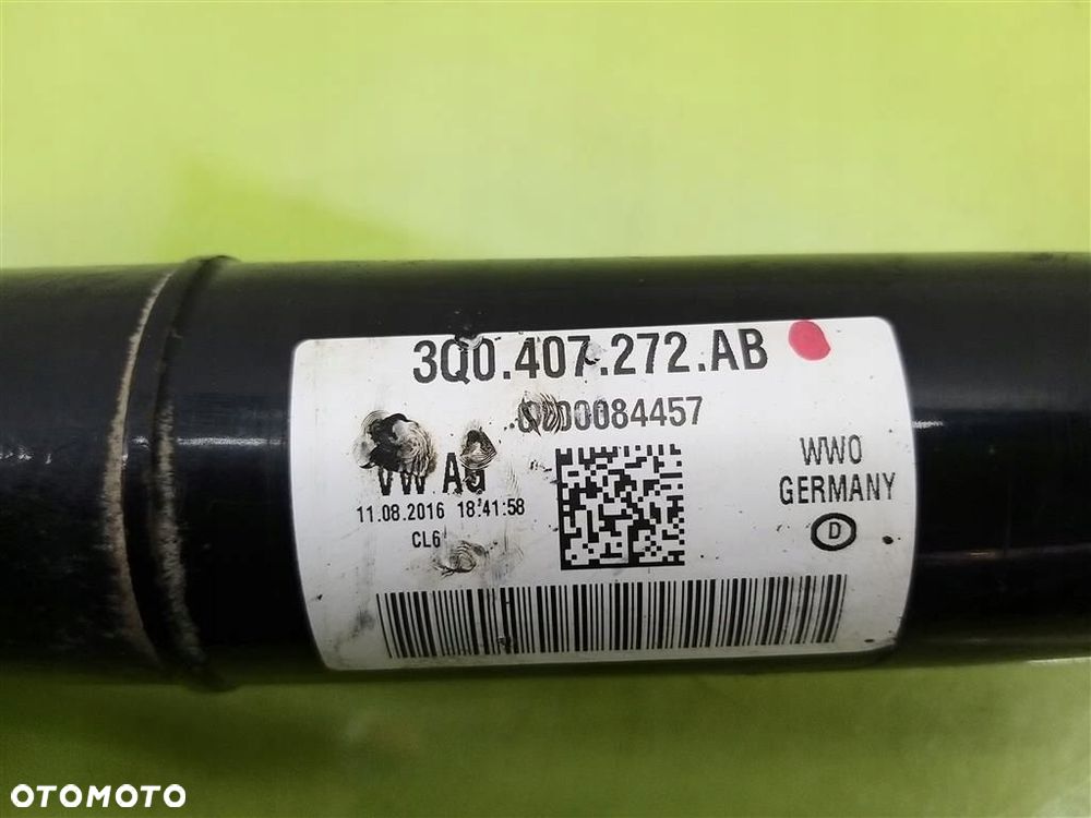 Półoś przód przednia prawa Skoda Yeti 1.4 TSI 2012-2017 3Q0407272AB - 5