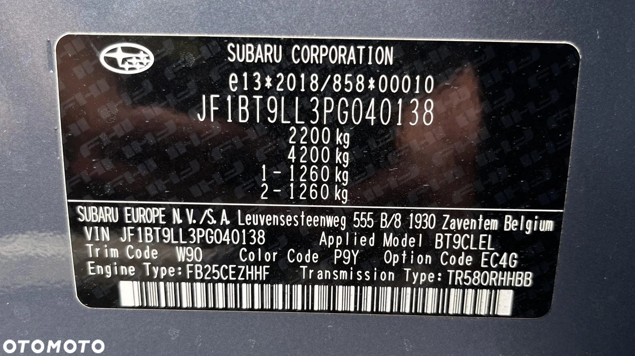 Subaru Outback 2.5i Platinum (EyeSight) Lineartronic - 21