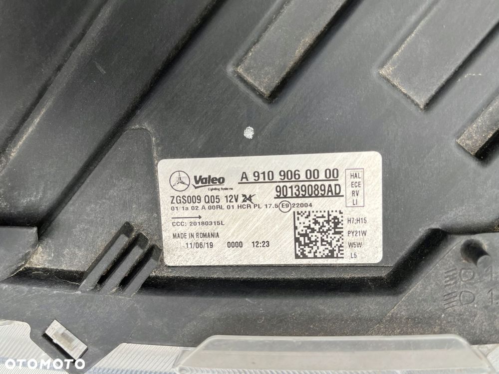 mercedes sprinter w910 reflektor lewy org a9109060000 ^ - 12