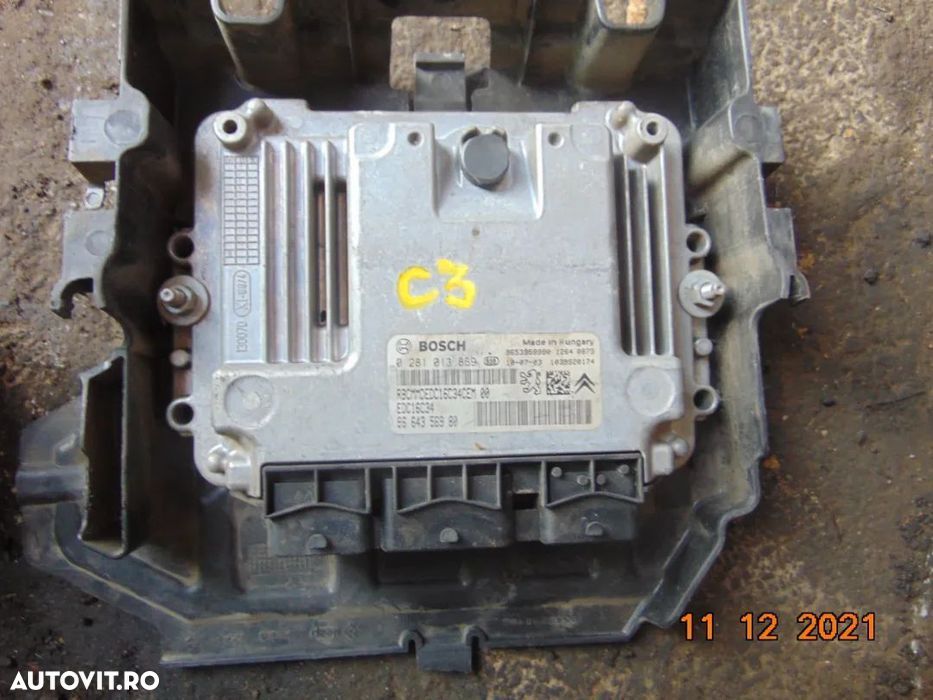 Calculator motor Citroen c3 1.6hdi Berlingo Fiat scudo peugeot expert - 1