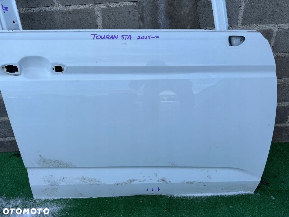 VW TOURAN III 2015- 5TA DRZWI PRAWE PRZEDNIE PRAWY PRZÓD EU ORG D93 ŁADNE - 6