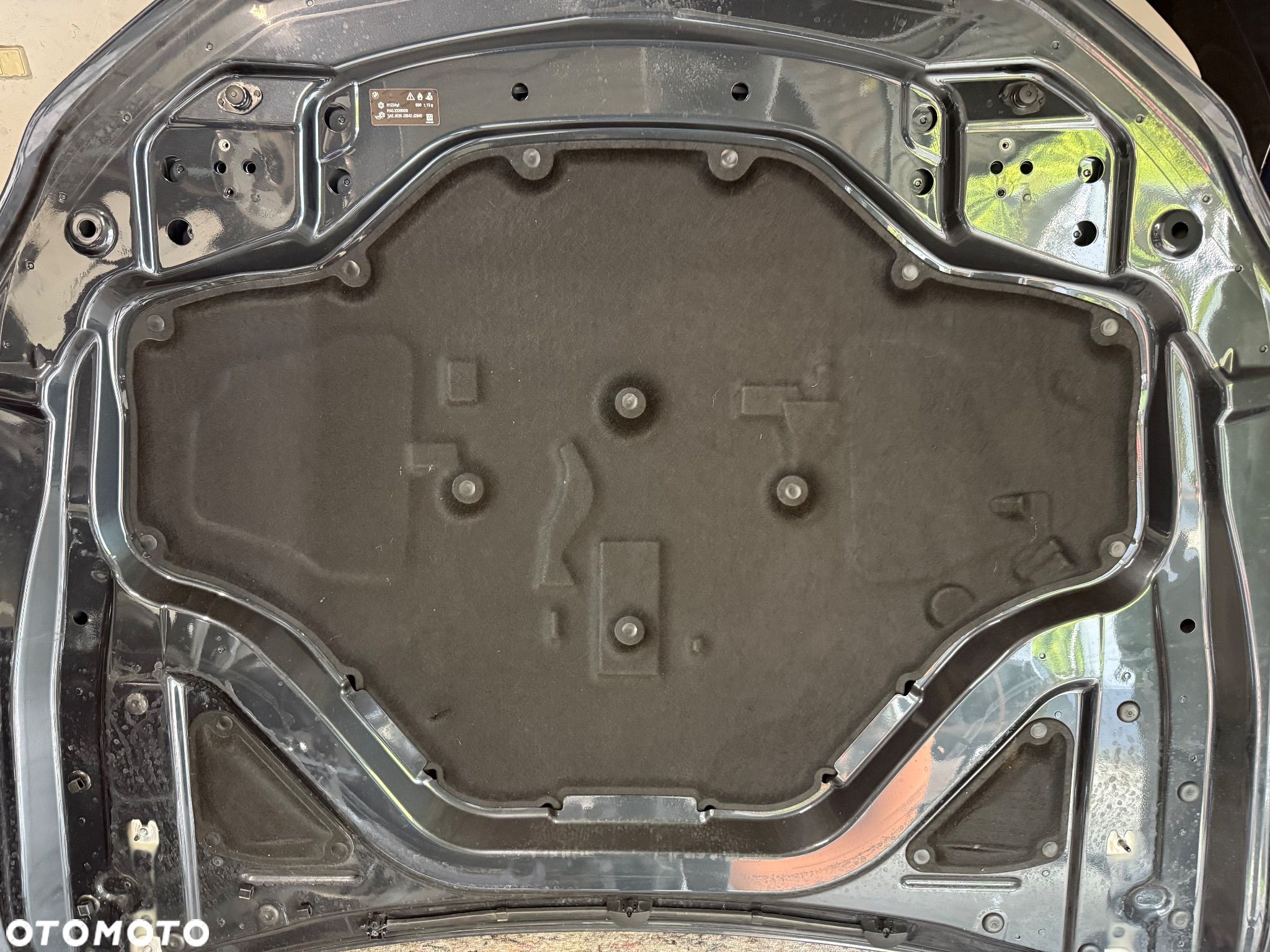 WYGŁUSZENIE MASKI BMW G11 G12 KOMPLETNE ORYGINAŁ DEMONTAŻ SPINKI BOKI - 1