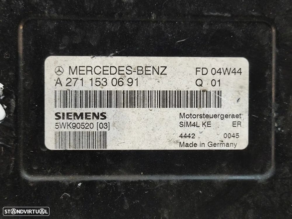 Centralina Motor Mercedes SLK R171 | Class C W203 - 200 Kompressor 171.442 171 442 A2711530691 5WK90520 - 6