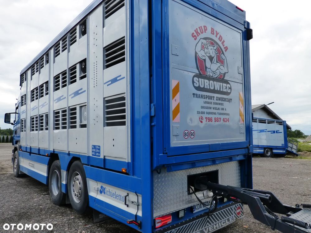 Scania R420 + PRZYCZEPA PEZZAIOLI / ZESTAW DO ŻYWCA, ZWIERZĄT, BYDŁA, TRZODY - 24