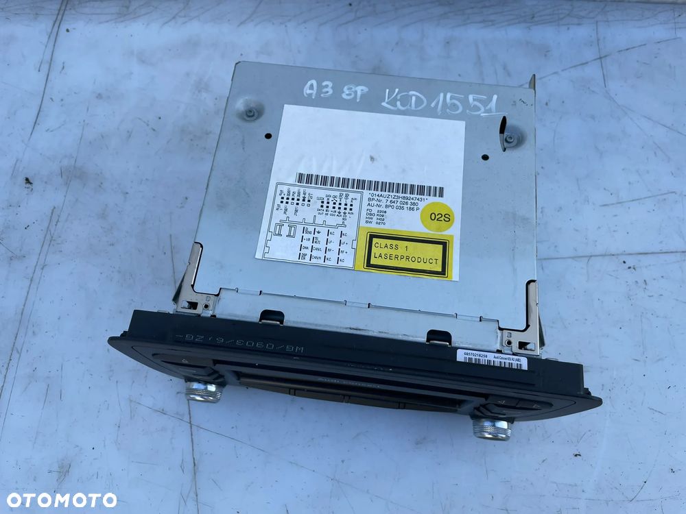 RADIO CD AUDI CONCERT 2DIN Z KODEM 8P0035186P - 3